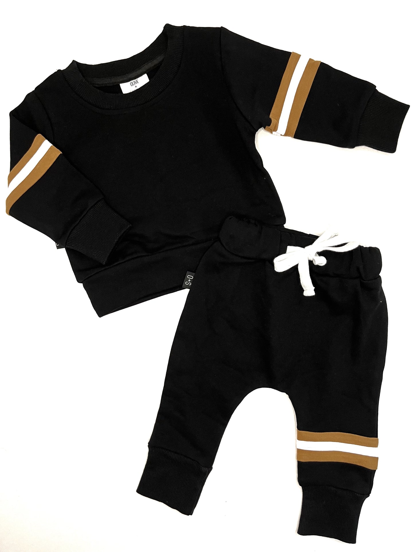 Olive & Scout Arlo Jogger Set- Black